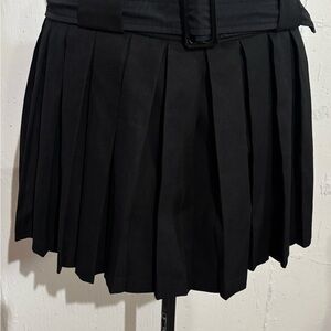 Forever 21 Black Skater Mini Skirt